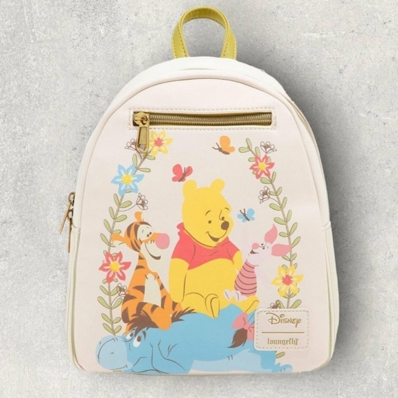 Loungefly Disney Winnie the Pooh Flowers Mini Backpack NEW main image 4